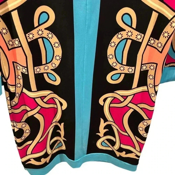 Nicole Miller heritage scarf print size M - Picture 5 of 9